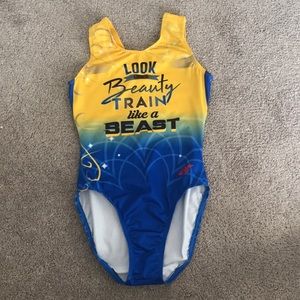 alpha factor gymnastics leotard